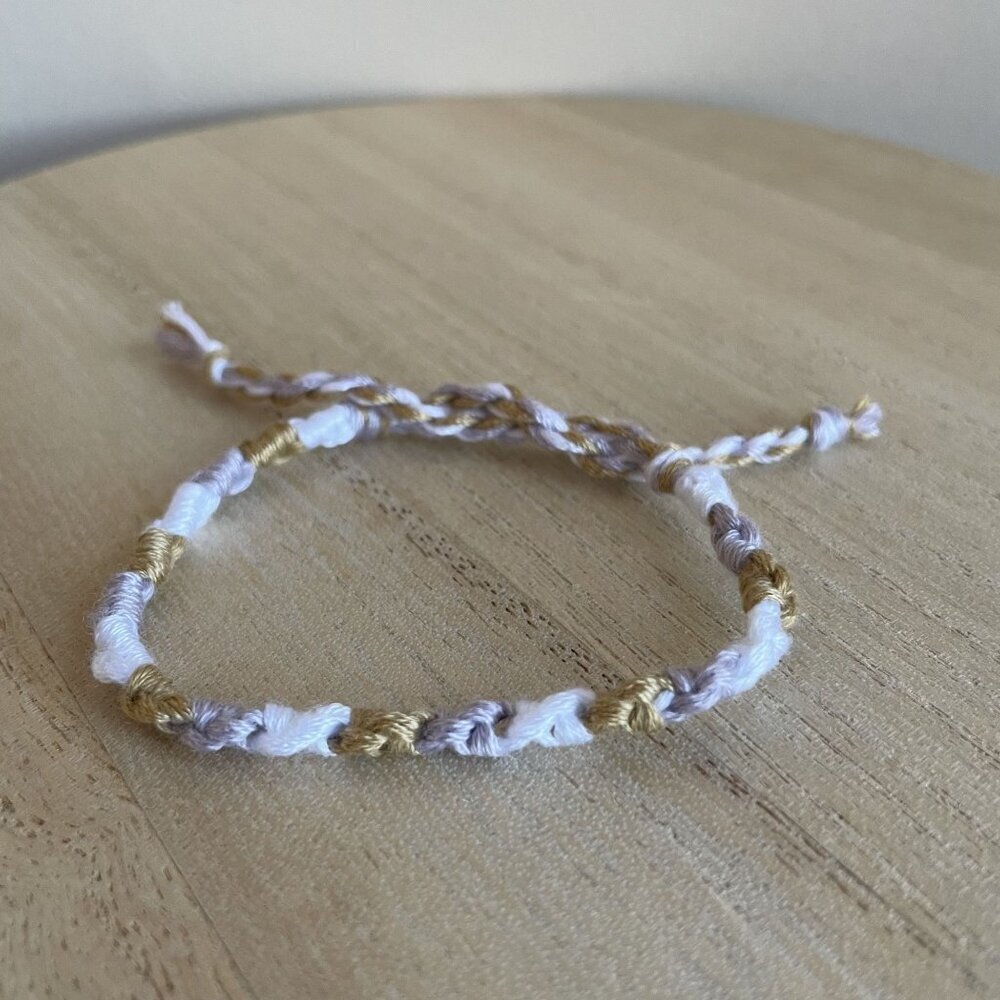 Jewel Bracelet, anklet, trendy, comfortable, tie, embroidery thread, woven, gift